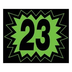 Window Sticker - Blasts - Black & Green - 2023 - Qty. 12