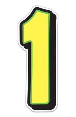 Option – Giant Magnetic Number - Yellow with Green Border - 1 - Qty. 1