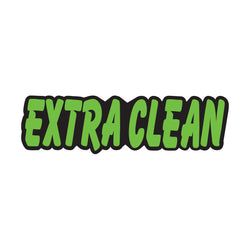 Option – Green & Black Die Cut Slogan - Extra Clean - Qty. 12