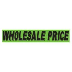 Option – Flourescent Green & Black Slogan - Wholesale Price - Qty. 12
