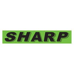 Option – Flourescent Green & Black Slogan - Sharp - Qty. 12