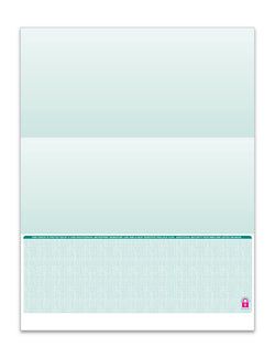 Option – Check Green - Check on Bottom - Qty. 500 per Pack