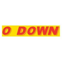 Option – Yellow & Red Slogan - 0 Down - Qty. 12