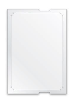 Option – Static Clings - Blank Clear - Long - For 5 in 1, ROLL of 500