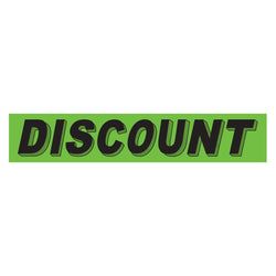 Option – Flourescent Green & Black Slogan - Discount - Qty. 12