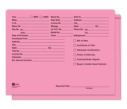 Option – Heavy Duty Deal Jacket, Printed - SA1221-HD-PINK - Box of 100