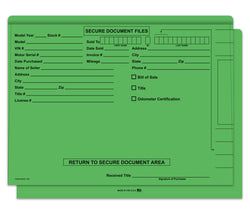 Option – Color-Code Deal Jackets - GREEN - Box of 100