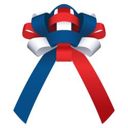 Option – Car Bow - Patriotic Vinyl  30" - Qty. 1