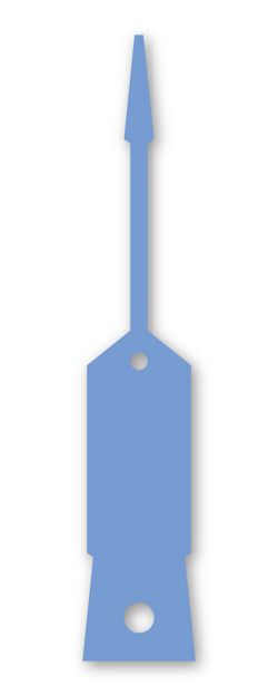 Option – Self-Locking Key Tags - SLKT-BLUE - Qty. 1000