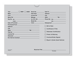 Option – Vehicle Deal Jackets, Printed - DSA-546-GRAY - Box of 500