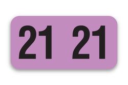 Option – Roll of 500 Year 2021 Labels for Color-Code