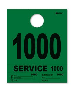 4 Part Heavy Brite Disp. No. - HB4P-1 - Green - 1000-1999