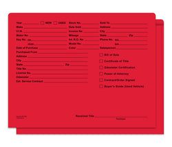 Option – Heavy Duty Deal Jacket, Printed - SA1221-HD-RED - Box of 500