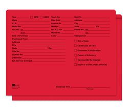 Option – Heavy Duty Deal Jacket, Printed - SA1221-HD-RED - Box of 100