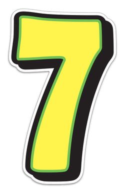 Option – Giant Magnetic Number - Yellow with Green Border - 7 - Qty. 1
