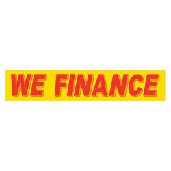 Option – Yellow & Red Slogan - We Finance - Qty. 12