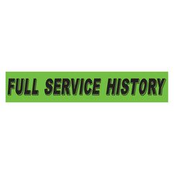 Option – Flourescent Green & Black Slogan - Full Service History - Qty. 12