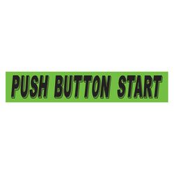 Option – Flourescent Green & Black Slogan - Push Button Start - Qty. 12
