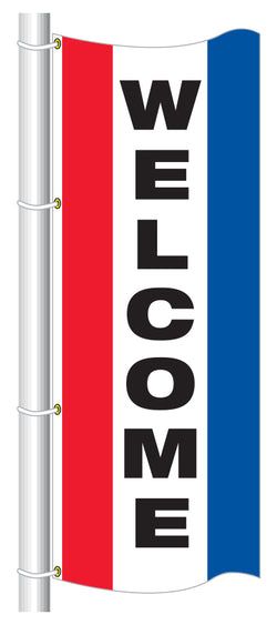 Option – Drapes - Vertical - WELCOME - Qty. 1
