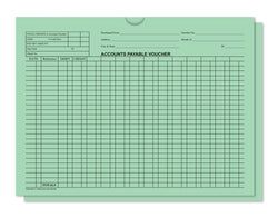 Option – Accounts Payable Voucher Env. - DSA-540 GREEN - Qty. 500