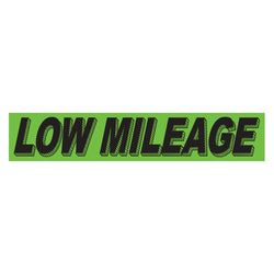 Option – Flourescent Green & Black Slogan - Low Mileage - Qty. 12