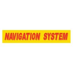 Yellow & Red Slogan - Navigation System - Qty. 12