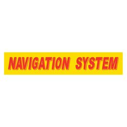 Option – Yellow & Red Slogan - Navigation System - Qty. 12