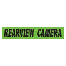 Option – Flourescent Green & Black Slogan - Rearview Camera - Qty. 12