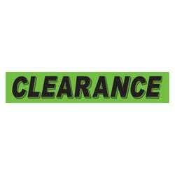 Flourescent Green & Black Slogan - Clearance - Qty. 12