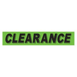 Option – Flourescent Green & Black Slogan - Clearance - Qty. 12