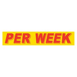 Option – Yellow & Red Slogan - Per Week - Qty. 12