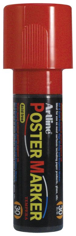 Option – Windshield Markers - Wide Tip Paint - RED - Qty. 1