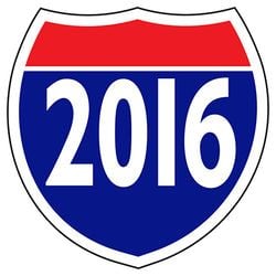 Option – Window Sticker - Interstate Shield - 2016 - Qty. 12