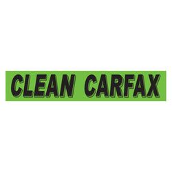 Flourescent Green & Black Slogan - Clean Carfax - Qty. 12