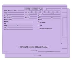 Option – Color-Code Deal Jackets - PURPLE - Box of 100