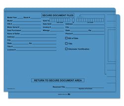 Color-Code Deal Jackets - BLUE - Box of 100