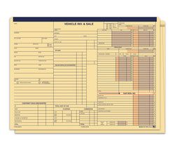 Option – Heavy Duty Vehicle Inv & Sale Jacket Printed- Blue/Stripe - #338 Box of 500
