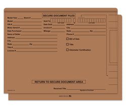 Option – Color-Code Deal Jackets - BROWN - Box of 100