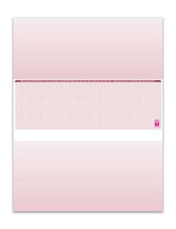 Option – Check Burgundy - Check on Middle - Qty. 500 per Pack