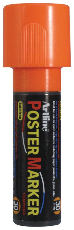Option – Windshield Markers - Wide Tip Paint - FLUOR ORANGE - Qty. 1