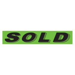 Flourescent Green & Black Slogan - Sold - Qty. 12