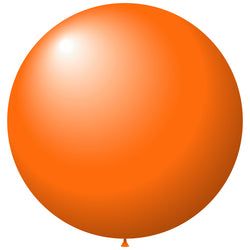 Option – Giant Latex Balloons - 36" - Orange - Qty. 1