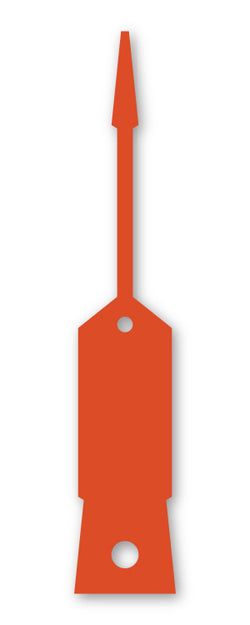 Option – Self-Locking Key Tags - SLKT-ORANGE - Qty. 1000