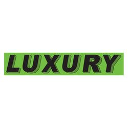 Option – Flourescent Green & Black Slogan - Luxury - Qty. 12