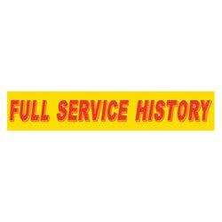 Option – Yellow & Red Slogan - Full Service History - Qty. 12