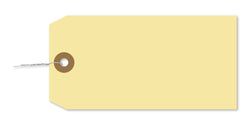 Manila Tag With Wire Inserted - TWW-6 - Qty. 1000
