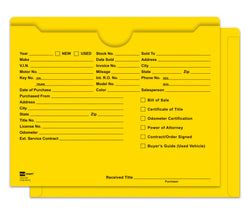 Option – Ultra Heavy Duty Deal Jacket, Printed - YELLOW - DSA-546 - Box of 100