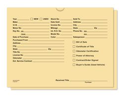 Vehicle Deal Jackets, Printed - DSA-546-BUFF - Box of 500