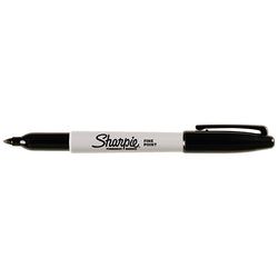 Option – Sharpie Marker - Fine Tip - Black - Qty. 12 Per Box