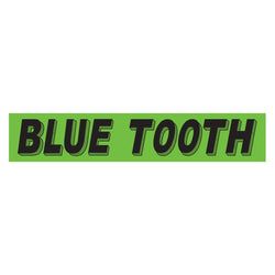 Option – Flourescent Green & Black Slogan - Blue Tooth - Qty. 12
